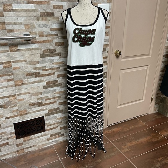 Zara NWT CHUPA CHUPS® DRESS WITH FRINGING SZ M - Picture 5 of 17